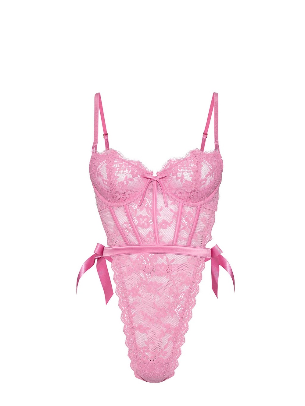 VS Dream Angels Wicked Unlined Lace Teddy
